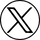 Twitter-X logo